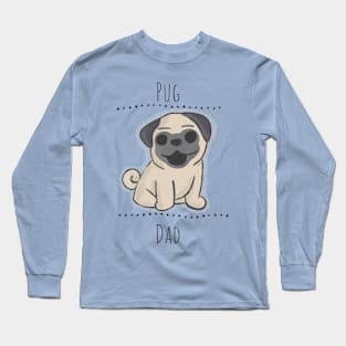 Pug Dad Long Sleeve T-Shirt